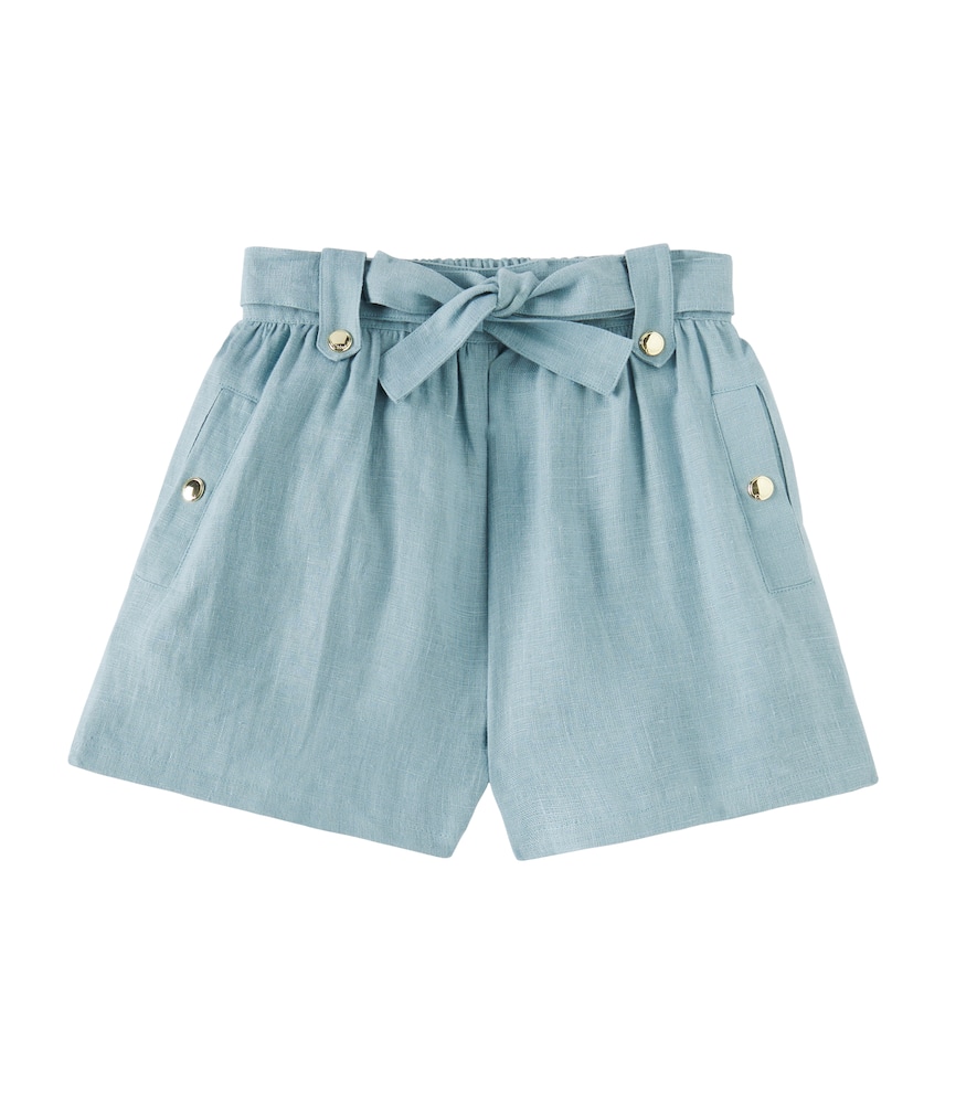 

Льняные шорты Chloé Kids, Pale Blue