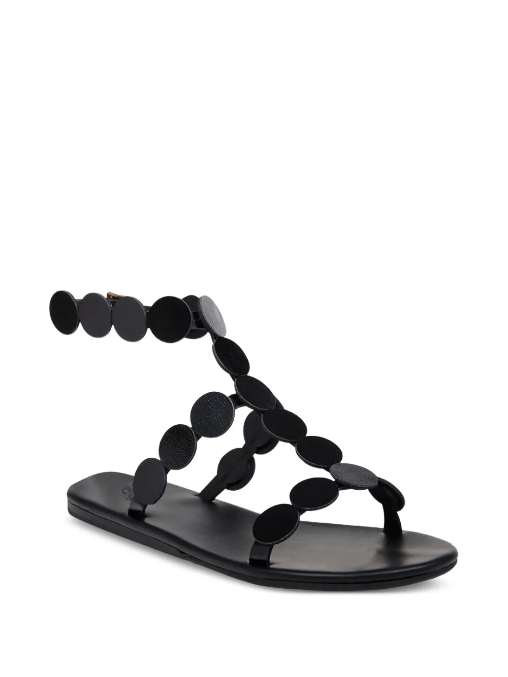Декорированные сандалии Triton Ancient Greek Sandals, черный — фото 2