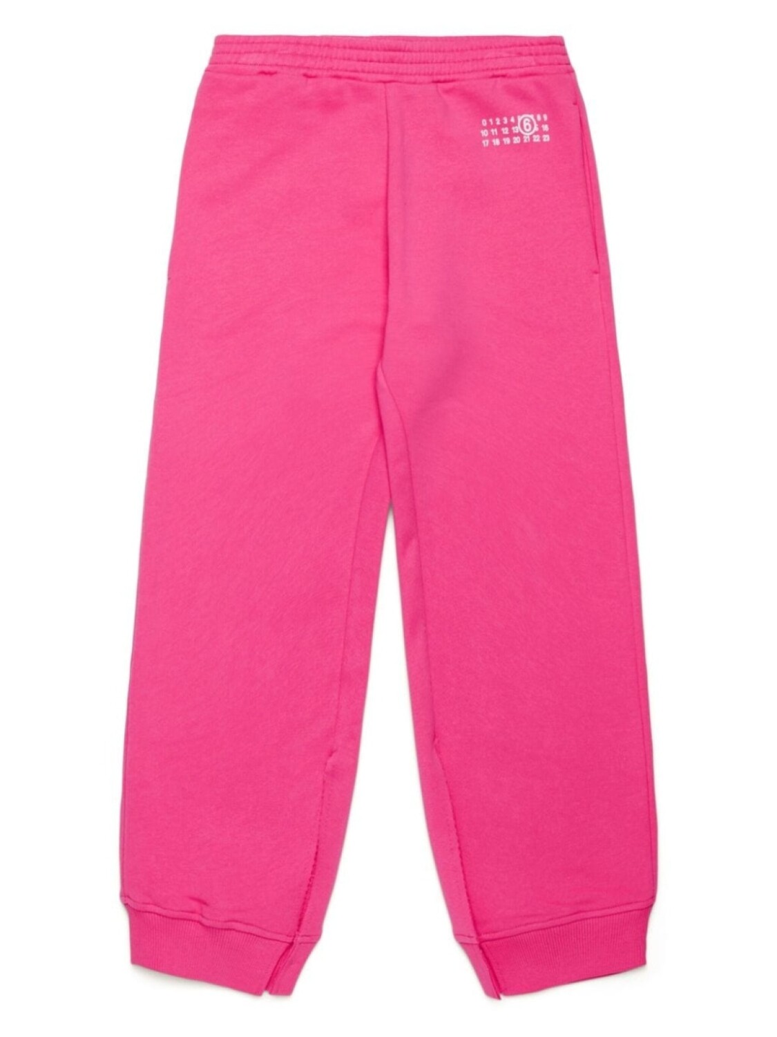 

MM6 Maison Margiela Kids спортивные брюки с узором, розовый