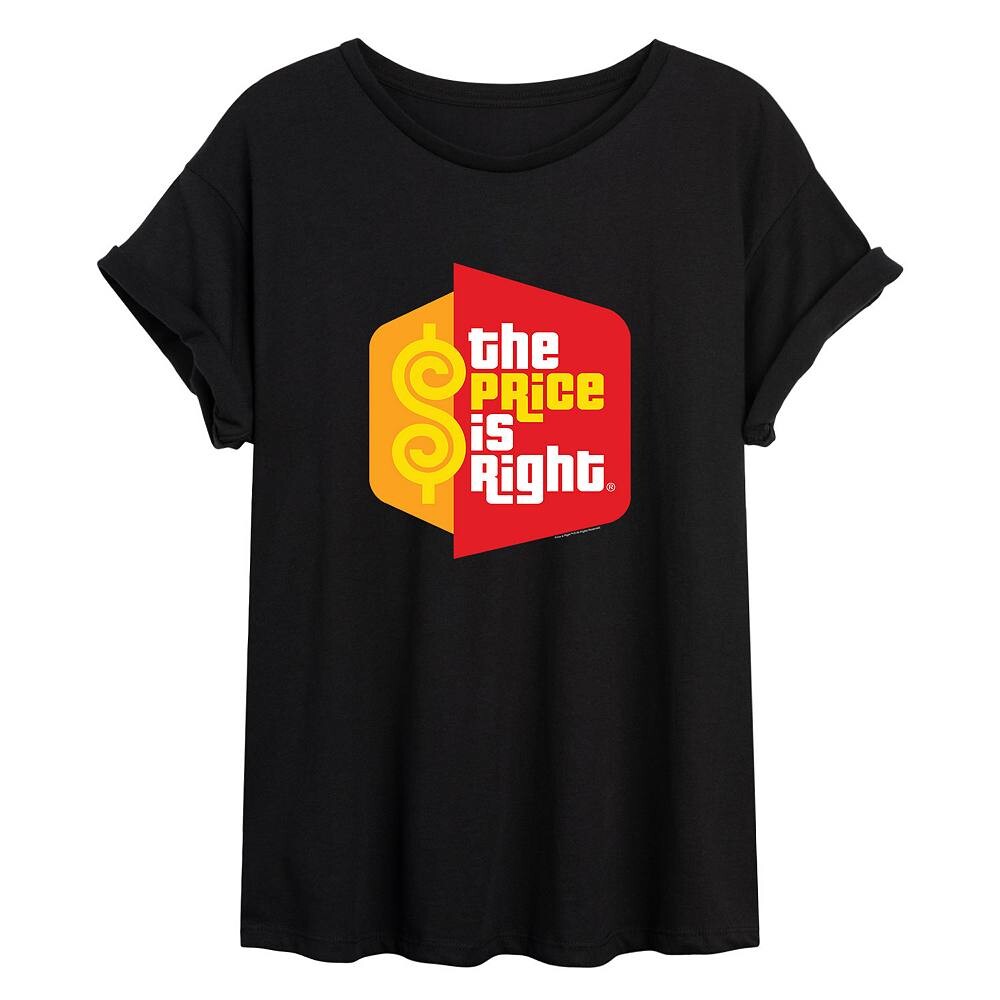 

Футболка с логотипом Juniors' The Price Is Right Licensed Character, черный