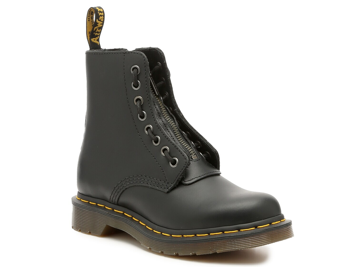 

Ботинки женские Dr. Martens 1460 с молнией спереди, черный