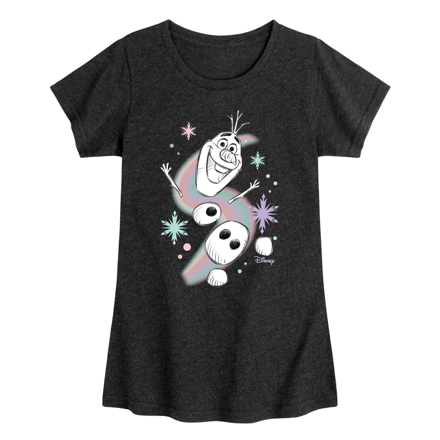 

Футболка Disney's Frozen Olaf для девочек 7–16 лет с ярким рисунком Disney