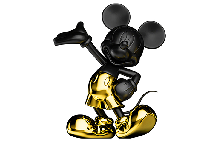 

Коллекция Mickey Tribute, фигурка Electroplated Edition, модная фигурка 28 см Disney, tribute - electroplated черный золотой 28cm