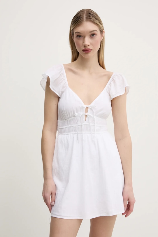 

Хлопковое платье Hollister Co., белый