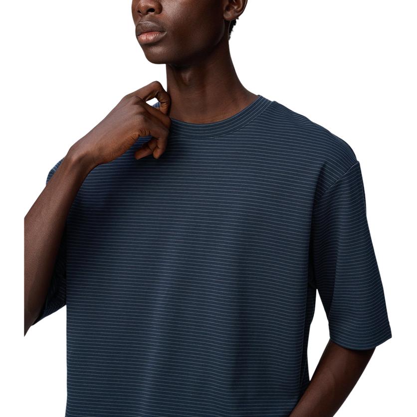 

UNIQLO Футболка SS26 Unisex Navy Blue Crew Neck