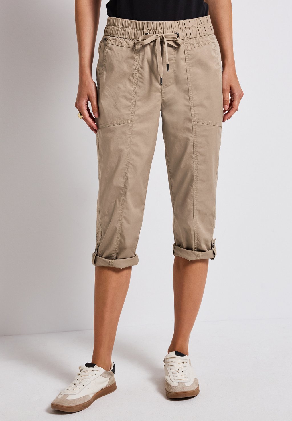 

Шорты MIT TURN-UP - Trousers Street One, бежевый