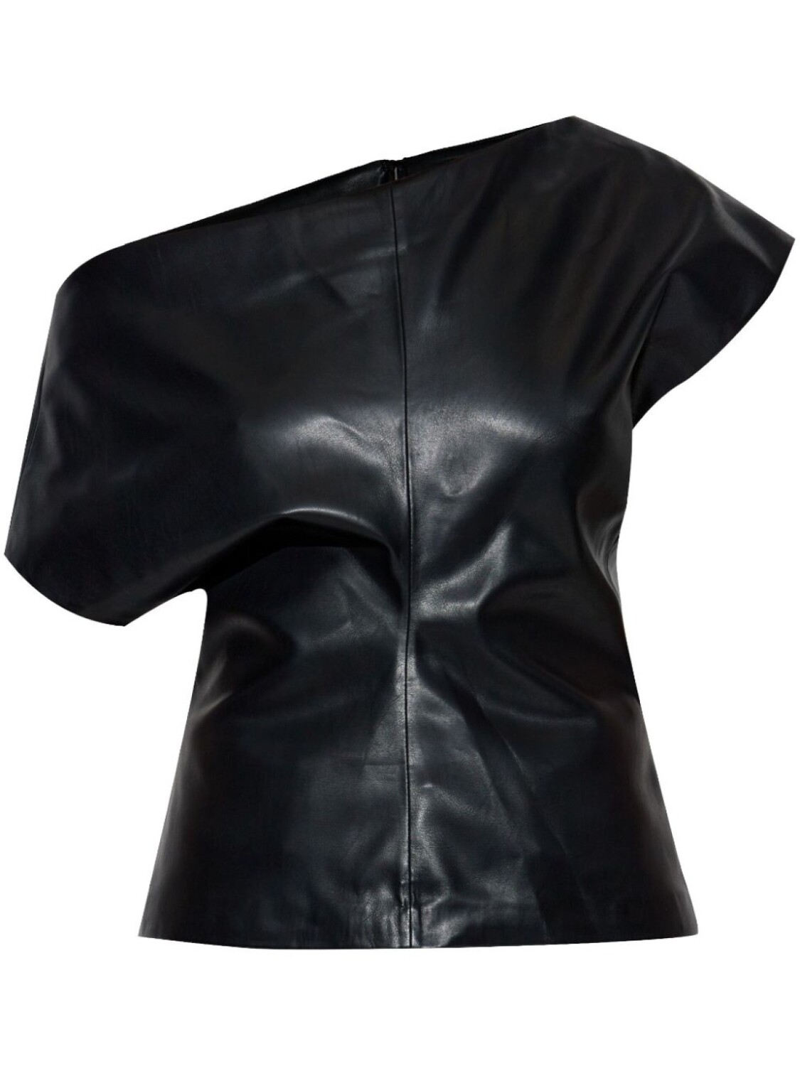 

Rag & bone топ Eleanor из искусственной кожи, черный