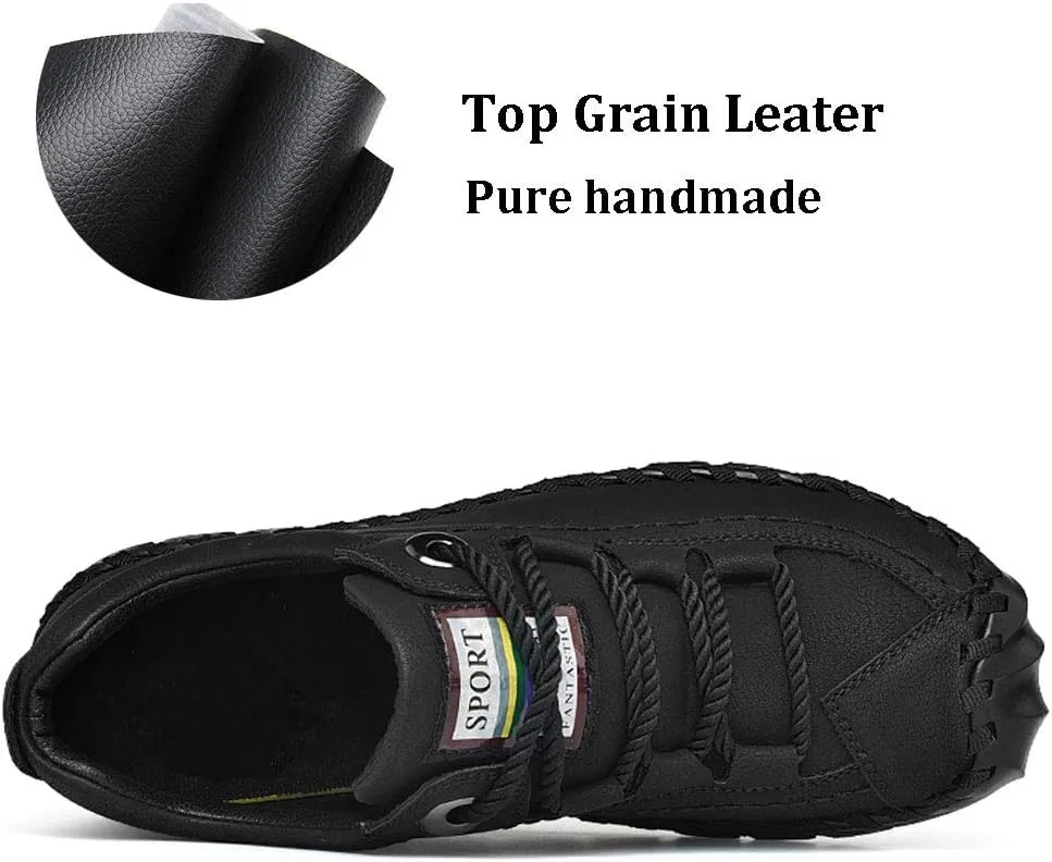 Лоферы мужские кожаные UPIShi Penny Loafers, черный — фото 4