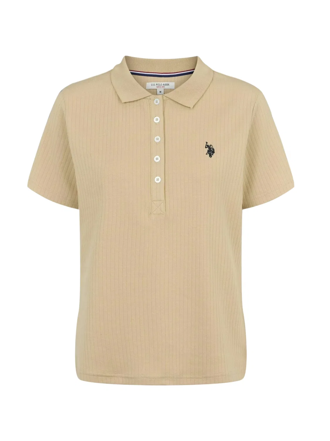 Футболка U.S. POLO ASSN. UWHelga бежевого цвета