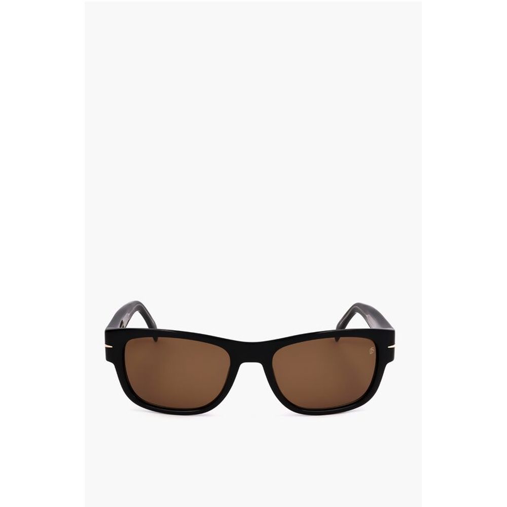 

Солнцезащитные очки Wayfarer с оранжевыми линзами David Beckham, Black