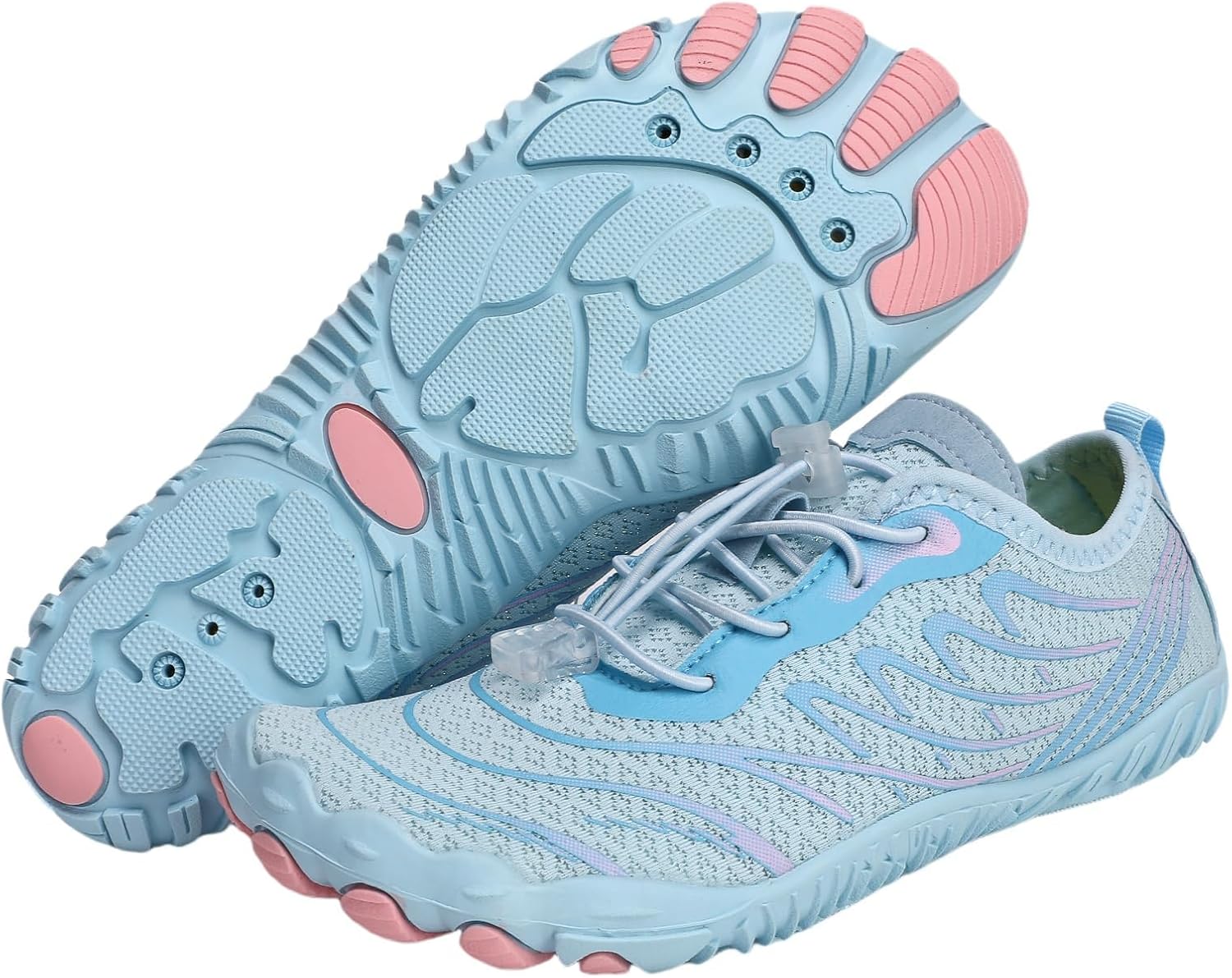 

Женские кроссовки Zureto Barefoot Shoes, обувь Hike Grounded Barefoot для женщин и мужчин с нейропатией, синий