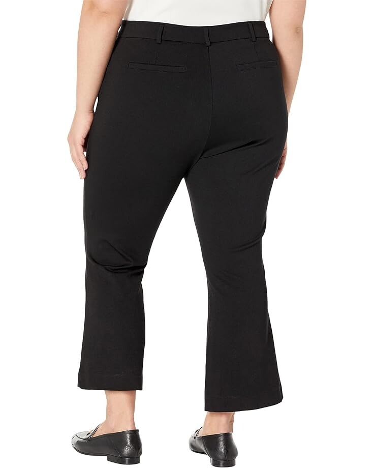 

Джинсы Nydj Plus Size Flare Crop Bootcut in Black, черный