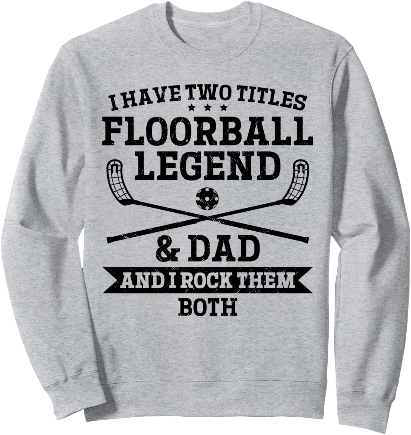 

У меня два титула: Легенда флорбола и Папа - толстовка Floorball Daddy серого цвета Unihockey Floorball Player Daddy, Серый, У меня два титула: Легенда флорбола и Папа - толстовка Floorball Daddy серого цвета Unihockey Floorball Player Daddy