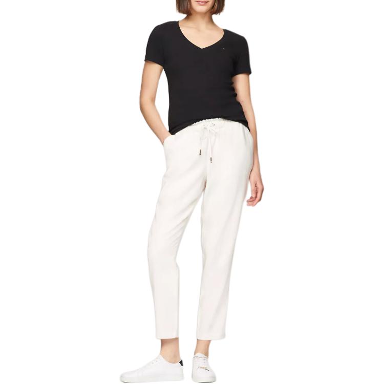 Футболка Tommy Hilfiger Regular Women's, черный — фото 3