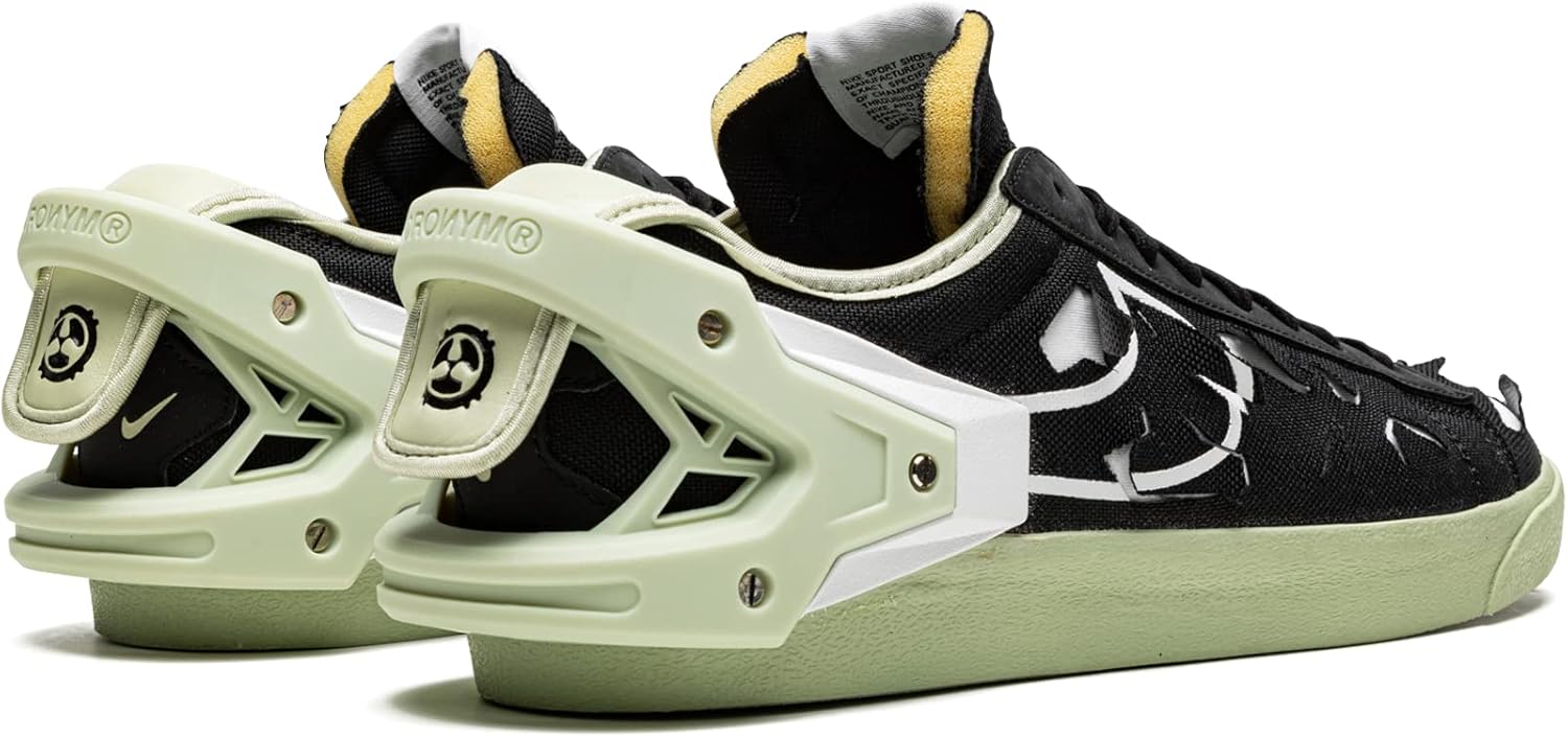 Мужские кроссовки Nike Blazer Low DO9373 001 Acronym Fashion - черные/оливковые — фото 3
