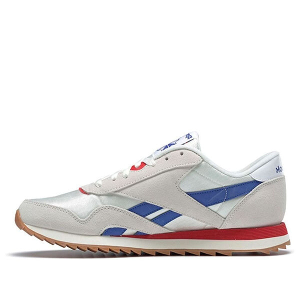 

Кроссовки classic nylon ripple 'gray white blue' Reebok, серый