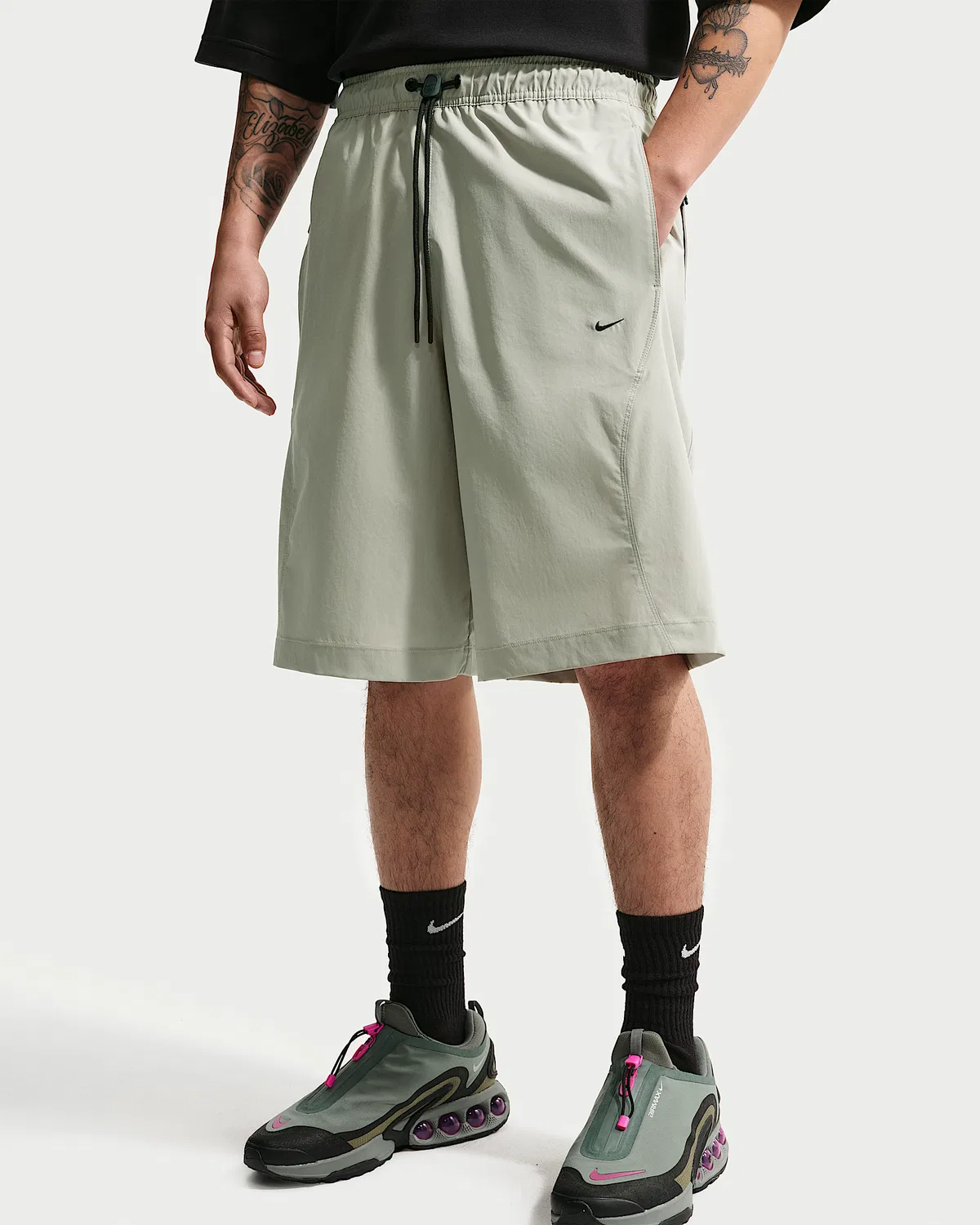 Мужские шорты Dri-FIT Nike Tech Helios, Spruce Fog/Black — фото 2
