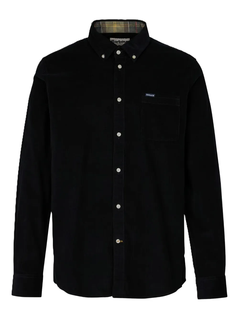 

Вельветовая рубашка Barbour, черный