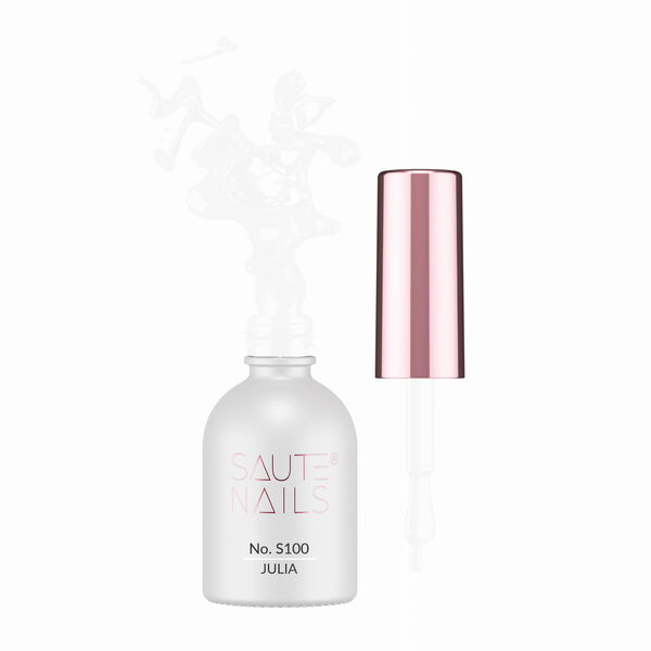 

Гибридный лак для ногтей s100 julia, 8 мл Saute Nails, цвет white