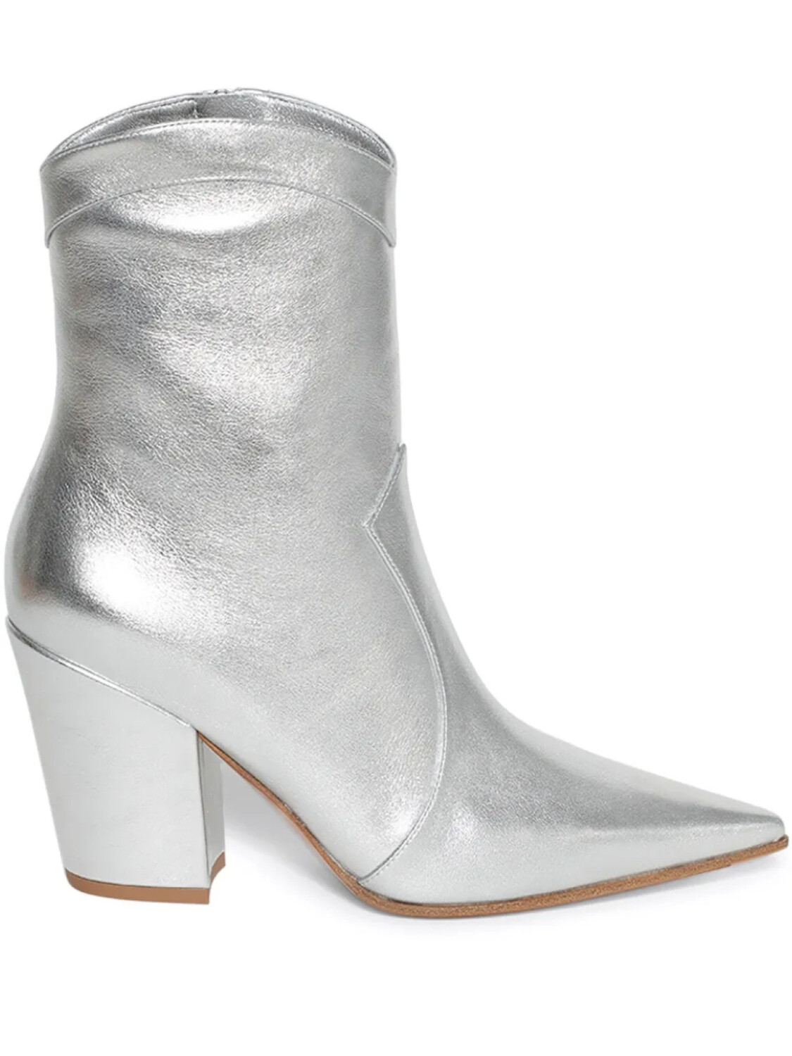 Gianvito Rossi ботинки West 85, серебристый
