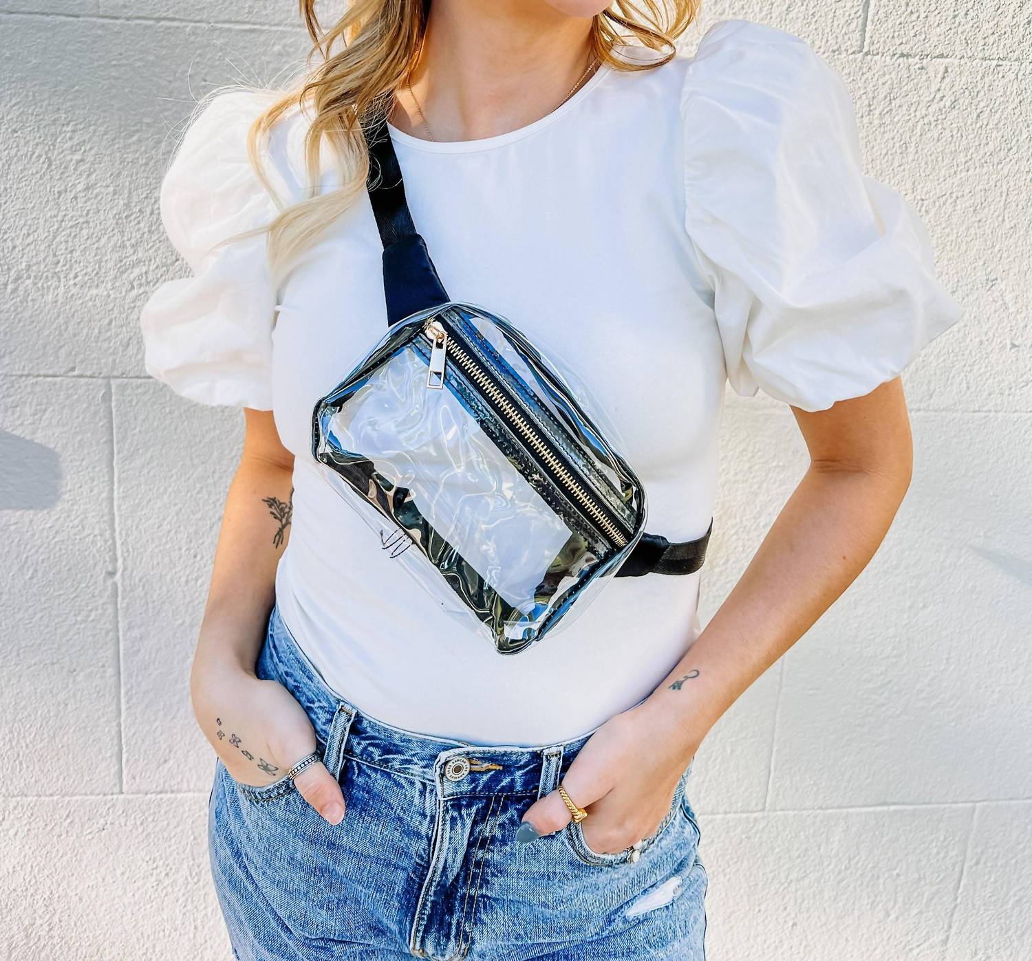 

Сумка Ferris Clear Belt Bag черного цвета Caroline Hill, Черный, Сумка Ferris Clear Belt Bag черного цвета Caroline Hill