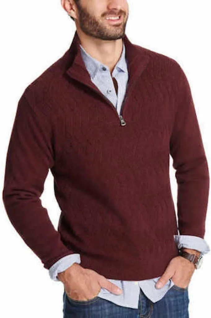 

Мужской свитер с молнией на ¼, Weatherproof