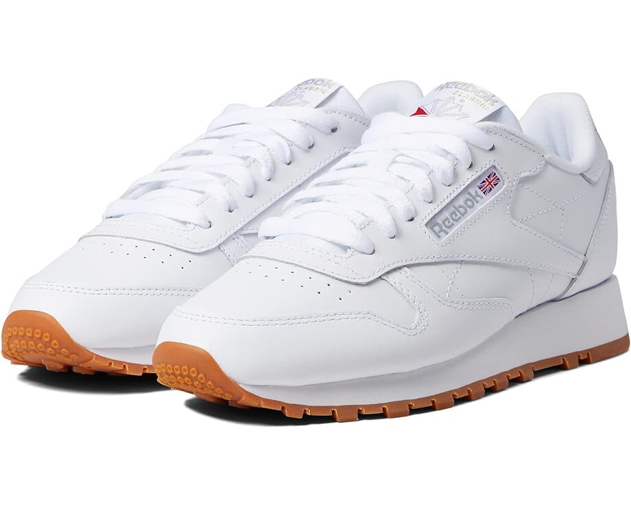 

Кроссовки Reebok Lifestyle Classic Leather, цвет White/Pure Grey/Gum