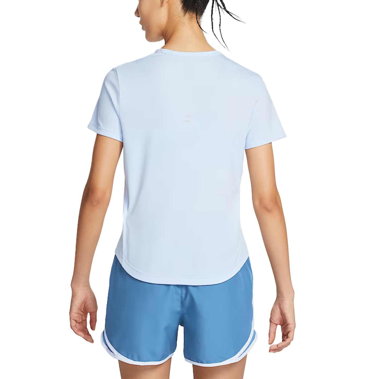 Nike Футболка Dri Fit Regular женская светло-голубая — фото 3