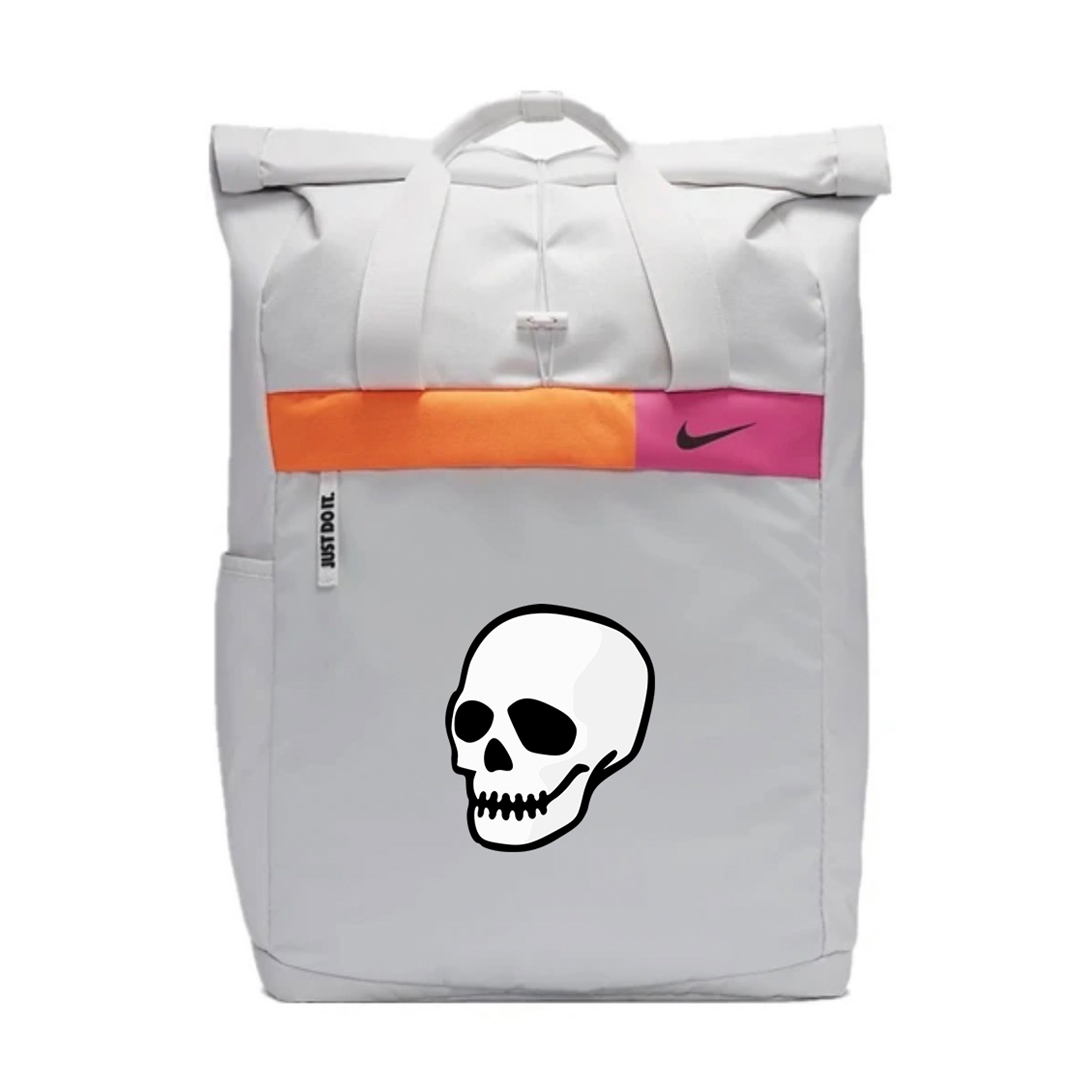 

Nike Тканевый рюкзак маленький динозавр унисекс светло-серебристый серый, Skeleton