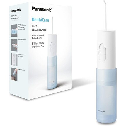 

Panasonic EW-DJ11-A503 Ирригатор полости рта с 2 настройками давления воды, компактный и портативный, белый