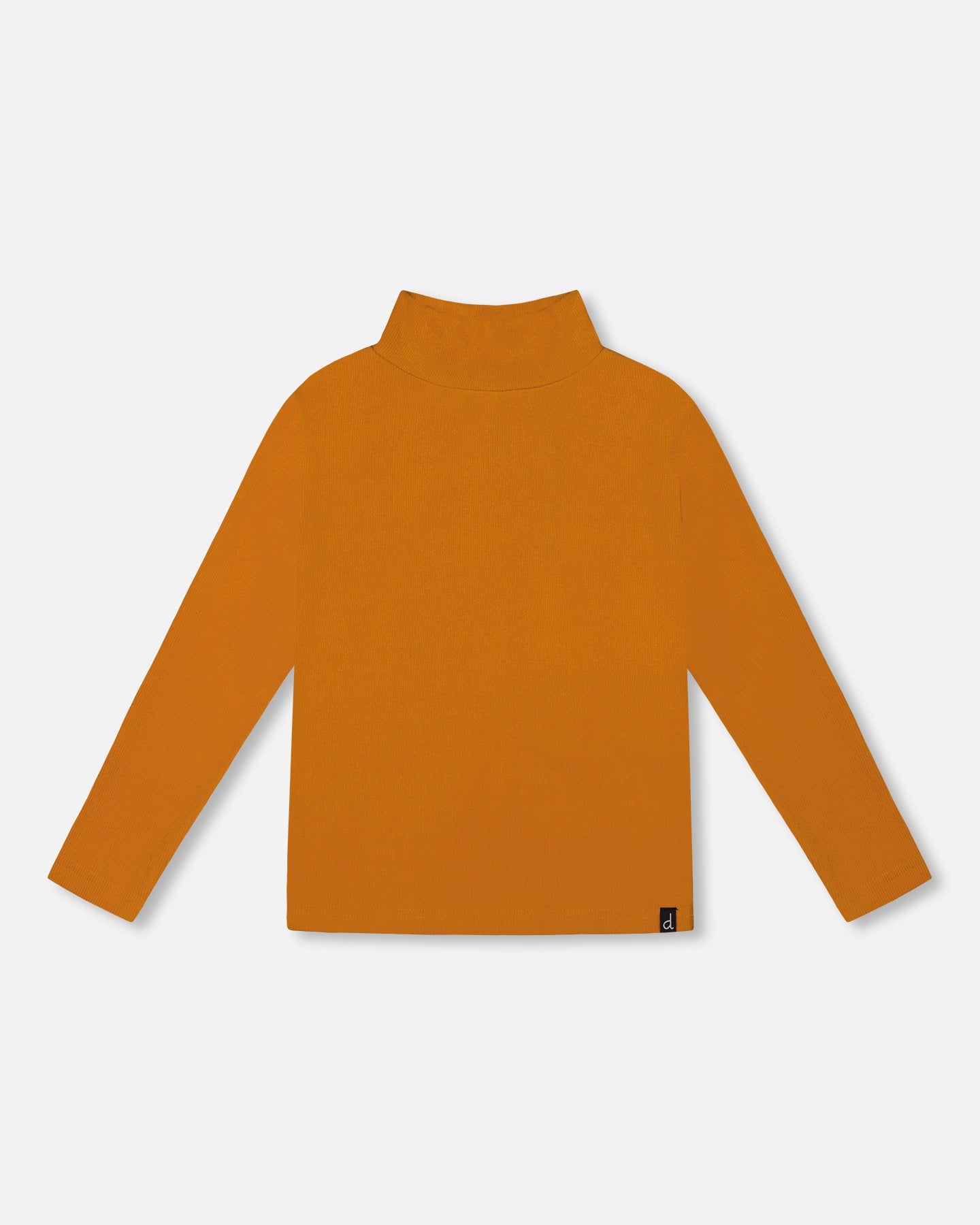 

Сверхмягкий ребристый топ с высоким воротником золотисто-желтый Deux par Deux