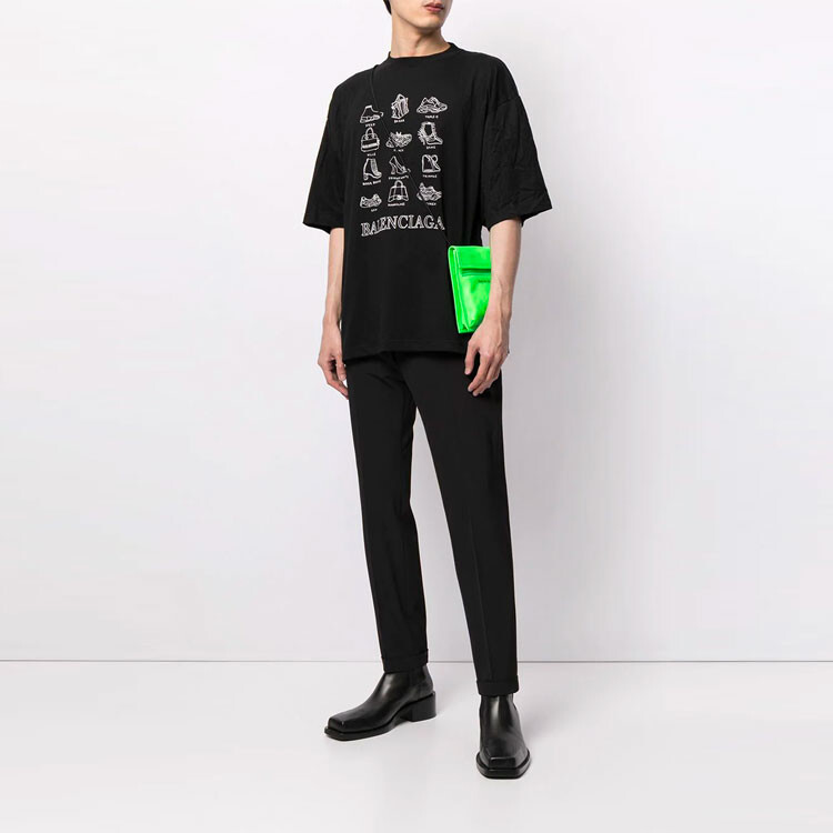 Футболка Balenciaga Icons Xl, черный — фото 2