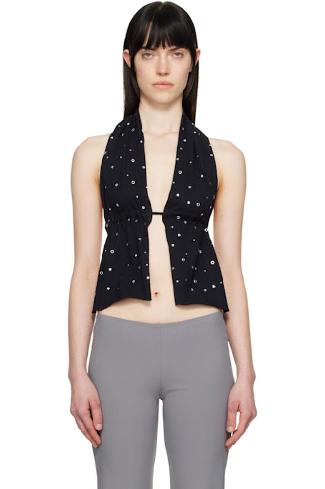 

Эксклюзивный черный топ Mia от SSENSE Gimaguas