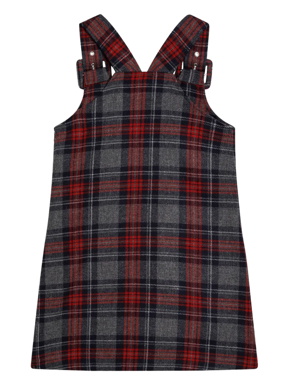 

Платье в клетку тартан Dolce & Gabbana Kids, серый