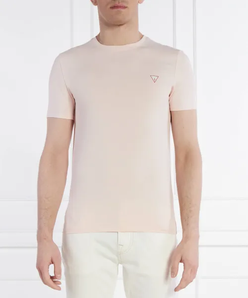 

Футболка Slim fit Guess Jeans, розовый
