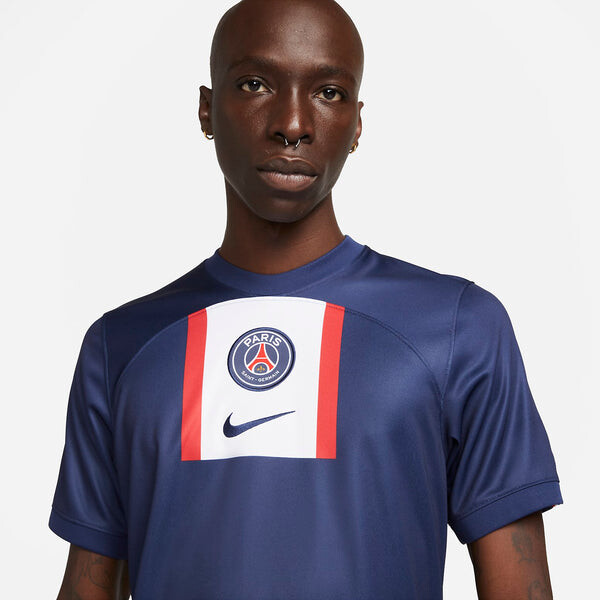 Футболка Nike Paris Saint-Germain PSG 'Blue White Red', синий — фото 2