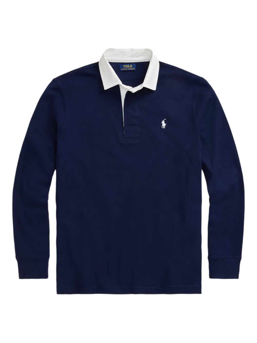 

Рубашка-поло регби с длинными рукавами POLO RALPH LAUREN, синий