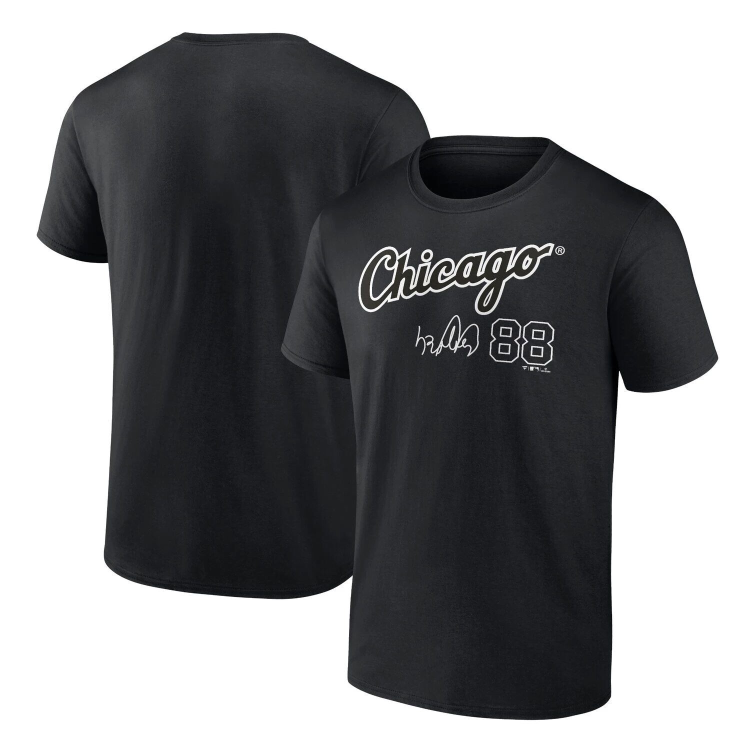 

Мужская черная футболка с именем и номером игрока Luis Robert Chicago White Sox Fanatics, Черный, Мужская черная футболка с именем и номером игрока Luis Robert Chicago White Sox Fanatics