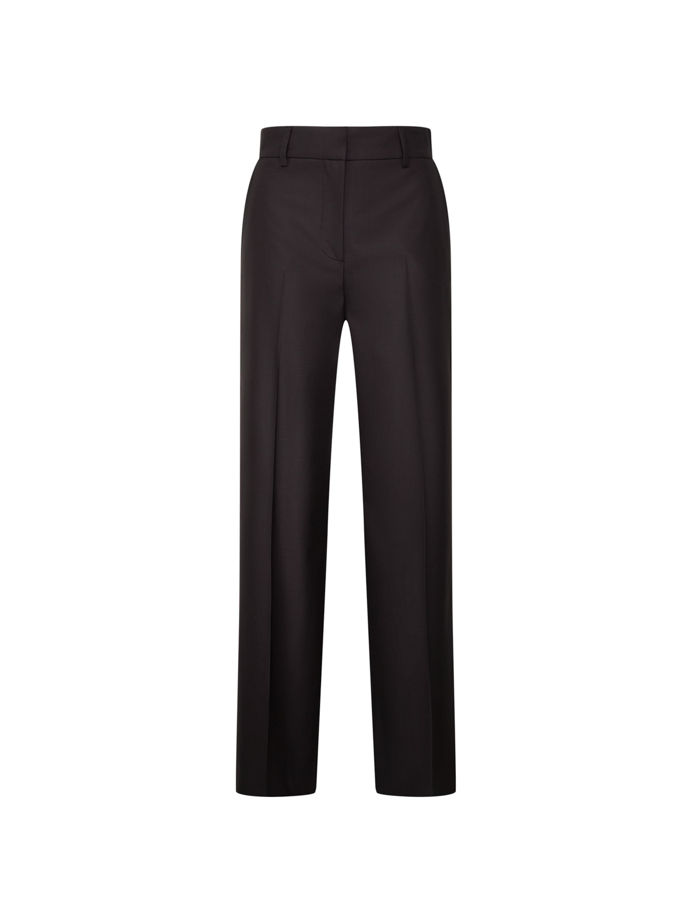 

SEIDENSTICKER Брюки с плиссировкой 'August Drop 252' черные