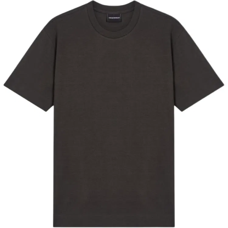 Футболка мужская серая crew neck moderate straight fit EMPORIO ARMANI, Gray