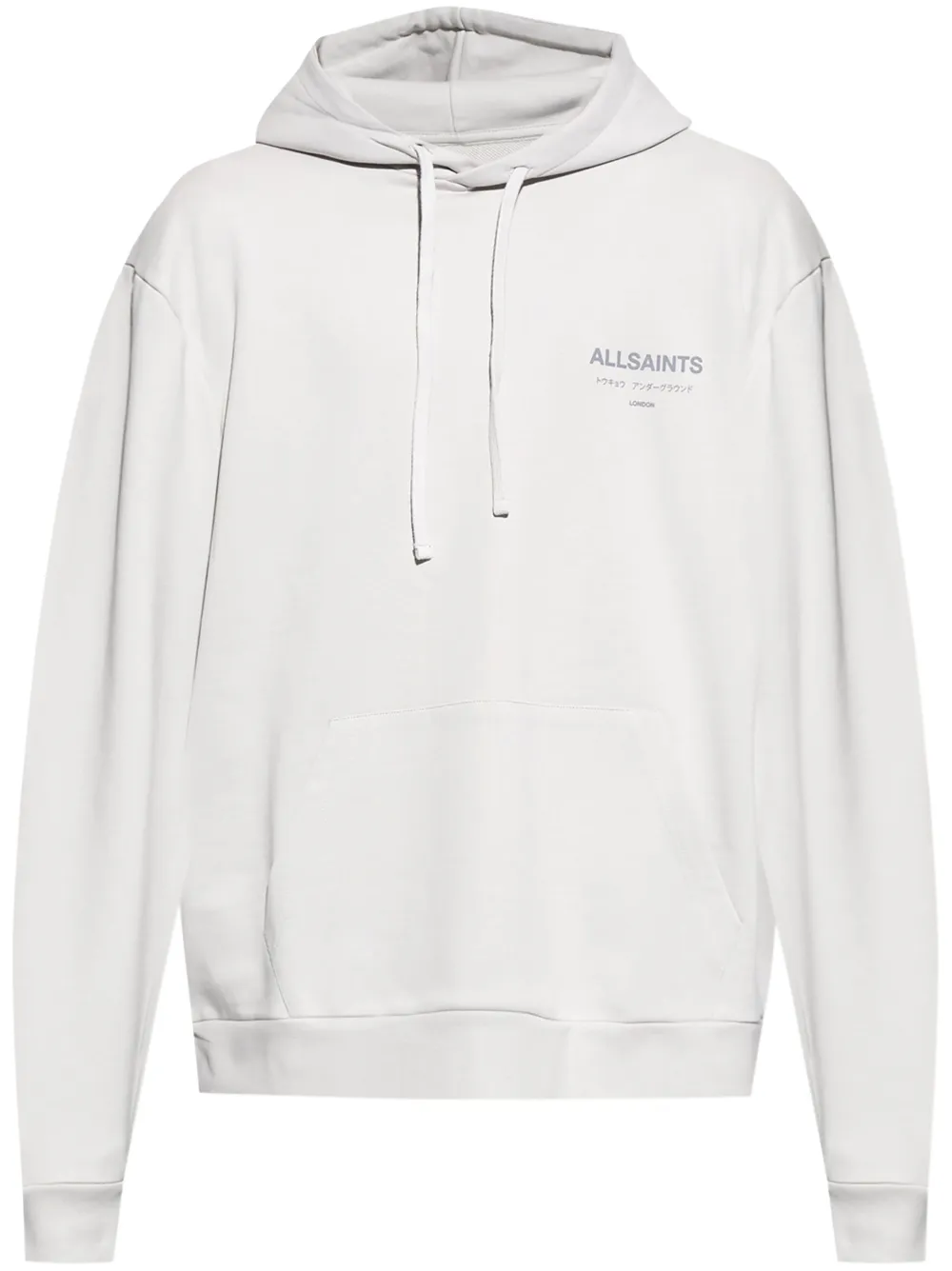 

Худи Underground из органического хлопка AllSaints, серый