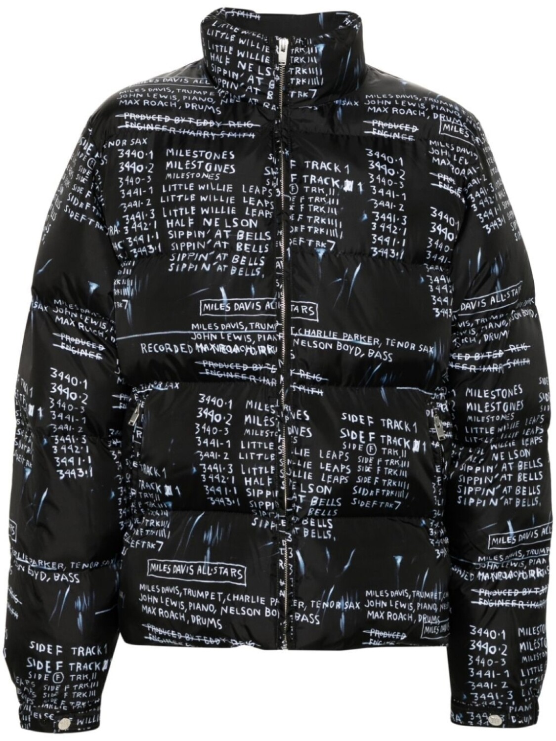 

MISBHV x Jean-Michel Basquiat Discography пуховик, черный