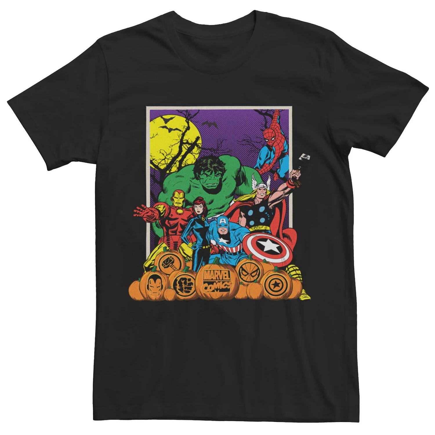 

Мужская винтажная футболка Marvel Avengers Halloween Licensed Character