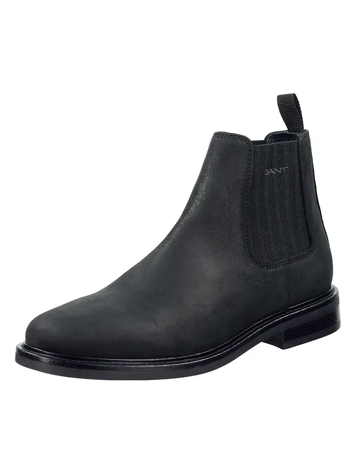 Chelsea Boots из нубука GANT Footwear, черный — фото 4