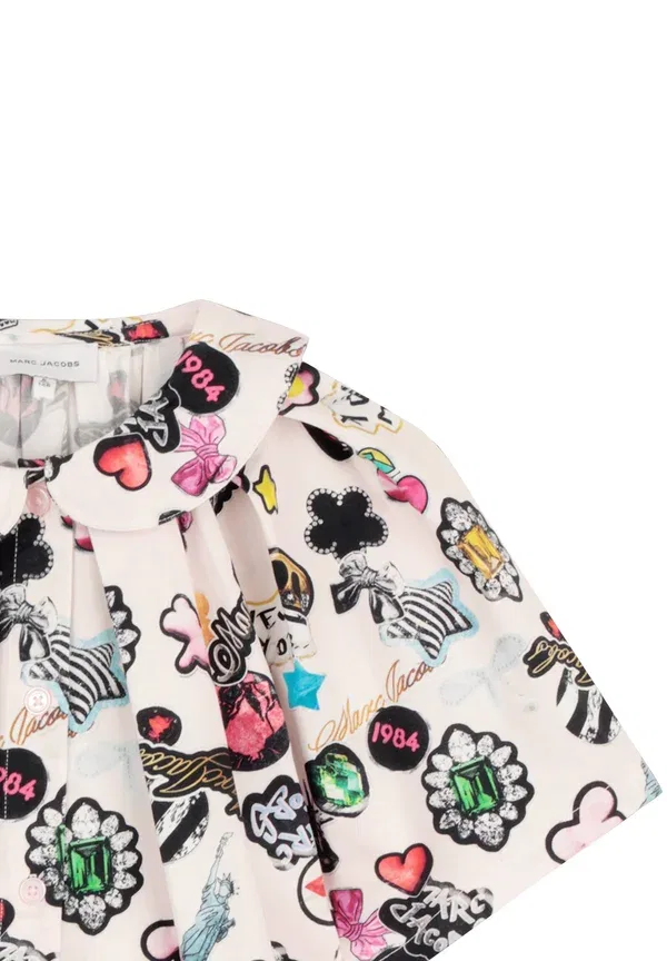 Блуза Marc Jacobs Kids, розовый — фото 4