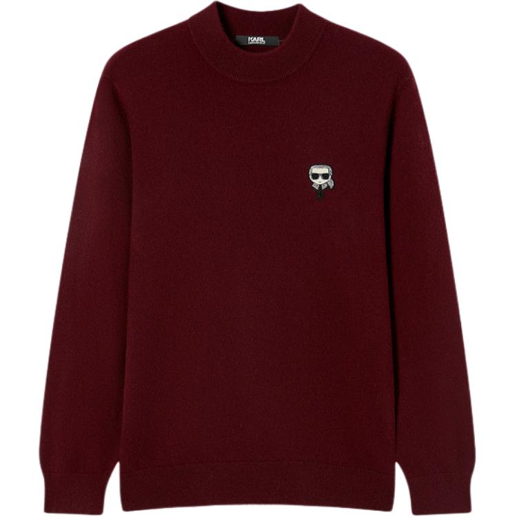 

KARL LAGERFELD FW25 Кашемировый свитер мужской KARL LAGERFELD / Karl Lagerfeld Jeans, бордовый