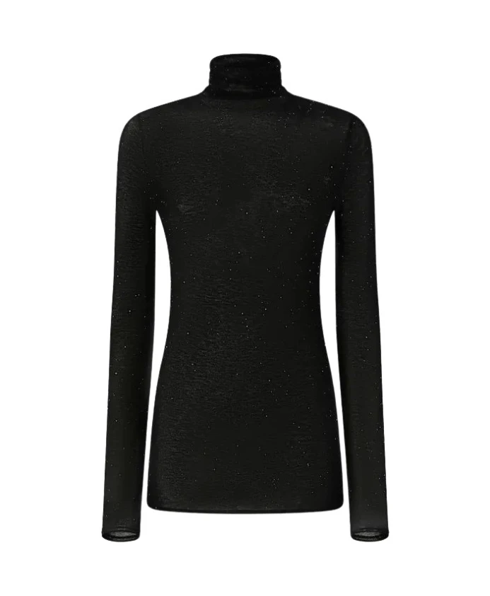 

Свитер с длинными рукавами и высоким воротником Pinko, черный