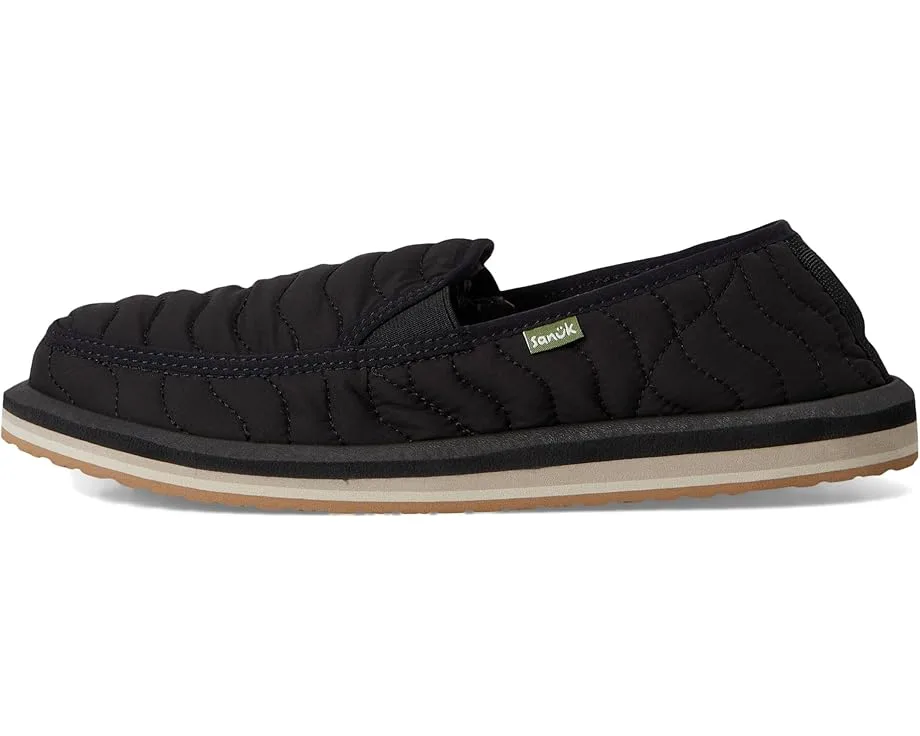 Кроссовки Sanuk Donny Quilted, Black — фото 4