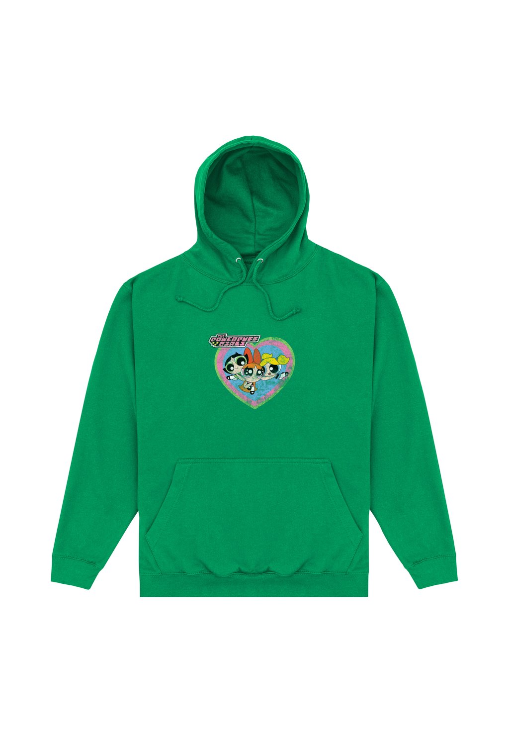 

Толстовка с капюшоном THE POWERPUFF FADED HEART Henry Tiger, зеленый