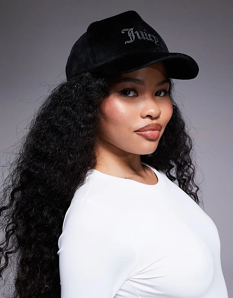 

Кепка с логотипом Juicy Couture черного цвета